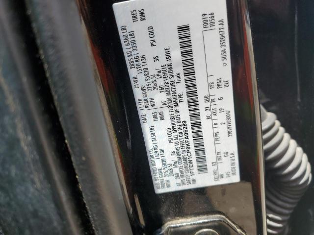 1FTEW1CP8KFA06289 Ford F150 Supercrew