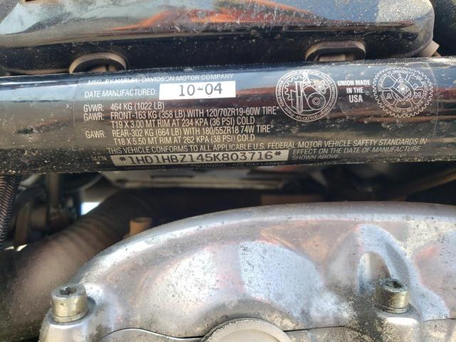 2005 HARLEY-DAVIDSON VRSCB 1HD1HBZ145K803716