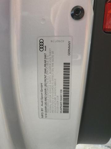 2019 AUDI RS5 WUAPWAF51KA901108