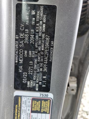 3KPF44AC2PE594087 KIA FORTE GT