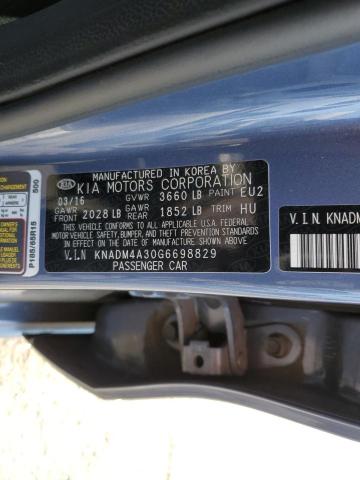 KNADM4A30G6698829 KIA RIO LX