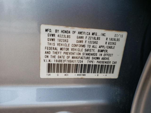 19UDE2F7XGA017204 Acura Ilx Premium Tech