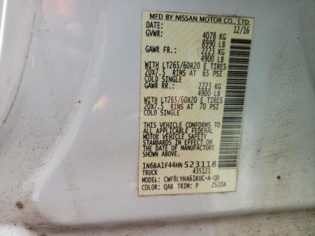 1N6BA1F44HN523118 Nissan Titan Xd Sl