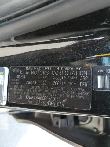 KNAFX4A60E5240141 | 2014 KIA FORTE LX