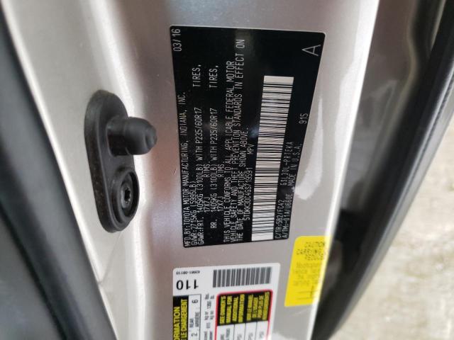 5TDKK3DC4GS719591 Toyota SIENNA LE