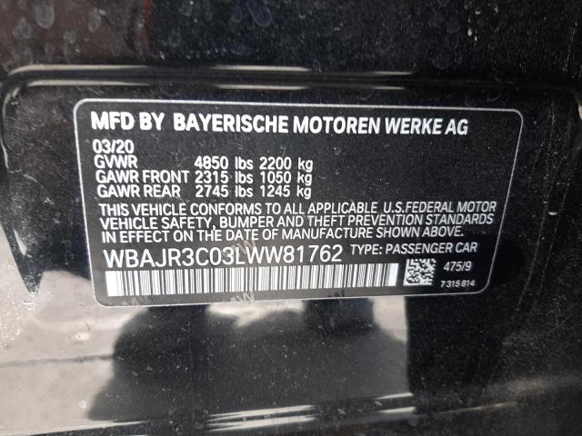 WBAJR3C03LWW81762 BMW 530 I