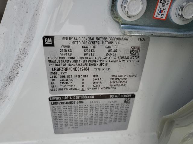 2022 BUICK ENVISION A LRBFZRR48ND019484