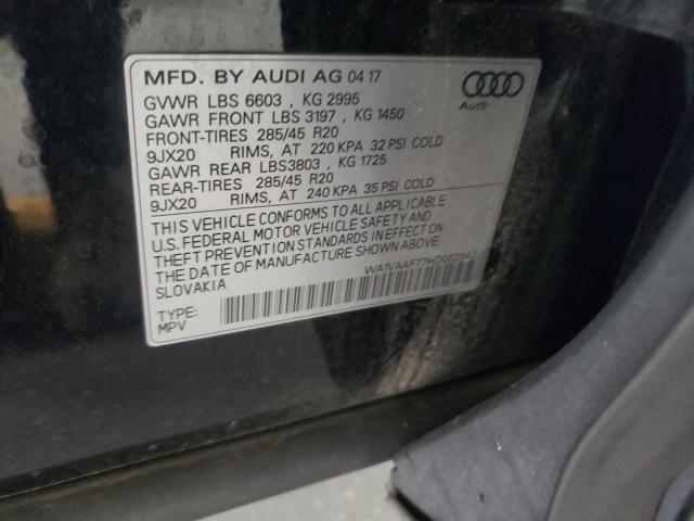 VIN WA1VAAF77HD052947 2017 Audi Q7, Prestige no.13