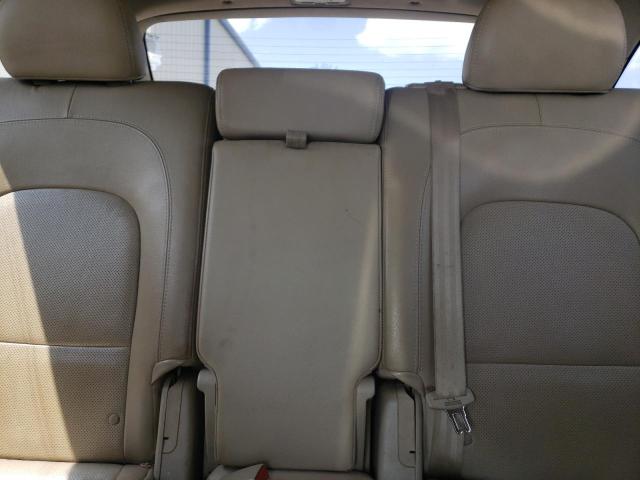 VIN: KM8NU4CCXCU200979 Auction: COPART Lot: 55514943 Location: SC - SPARTANBURG KM8NU4CCXCU200979 HYUNDAI VERACRUZ 2012 BLACK Photo 10