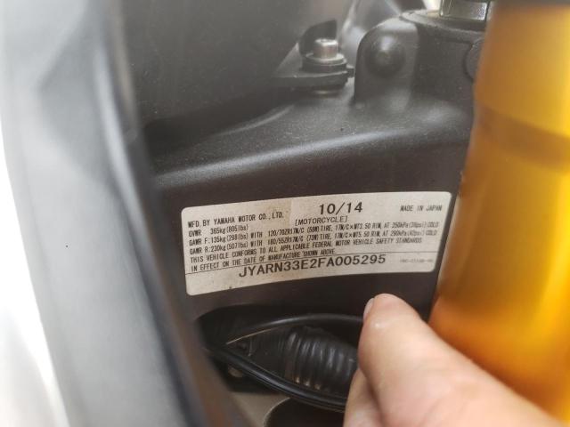 2015 YAMAHA FZ09 JYARN33E2FA005295