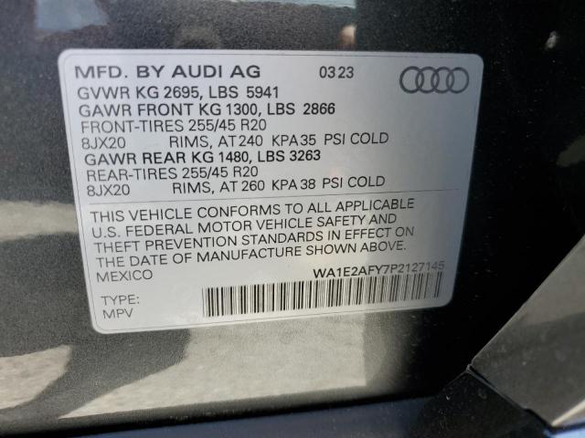 WA1E2AFY7P2127145 2023 AUDI Q5, photo no. 12