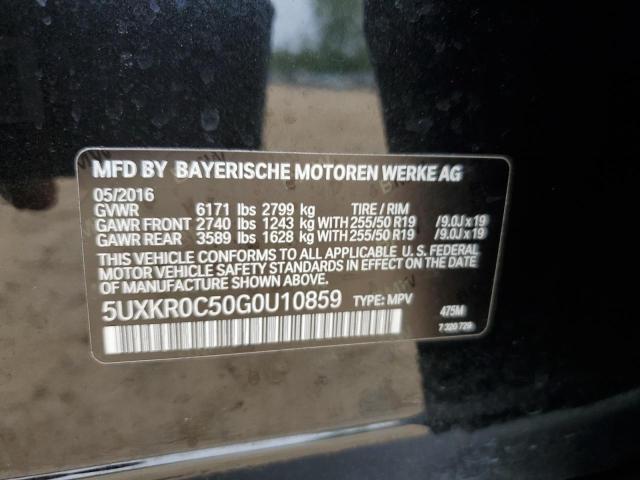 5UXKR0C50G0U10859 2016 BMW X5, photo no. 13