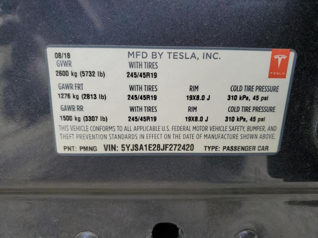 5YJSA1E28JF272420 Tesla MODEL S