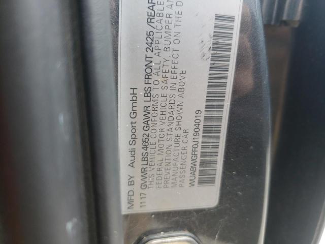2018 AUDI RS3 WUABWGFF0J1904019