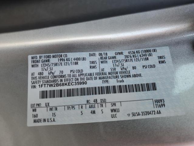 1FT7W2B68KEC35990 Ford F250 Super Duty