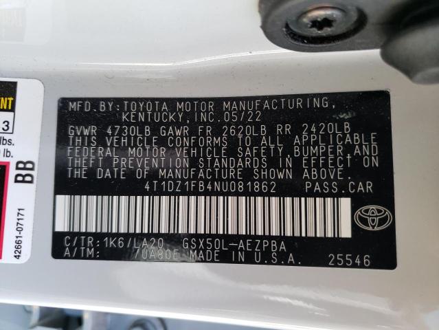 2022 TOYOTA AVALON LIM - 4T1DZ1FB4NU081862