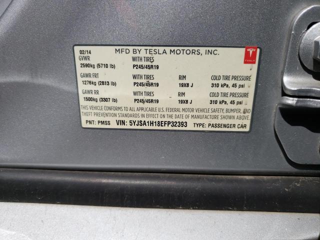 5YJSA1H18EFP32393 Tesla MODEL S