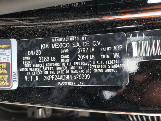3KPF24AD9PE629299 KIA FORTE LX