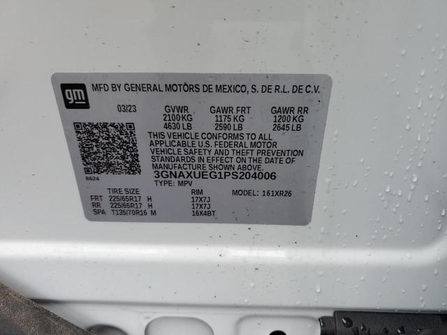 3GNAXUEG1PS204006 | 2023 CHEVROLET EQUINOX LT