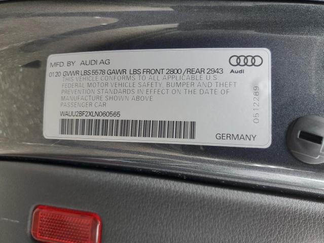 VIN WAUU2BF2XLN060565 2020 Audi A7, Premium Plus S-... no.12