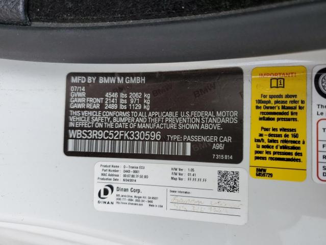 WBS3R9C52FK330596 BMW M4