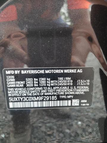 5UXTY3C0XM9F29185 2021 BMW X3, photo no. 12