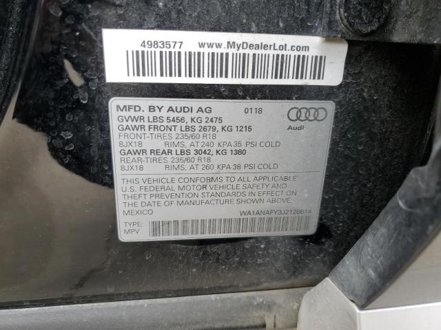 WA1ANAFY3J2128614 2018 AUDI Q5, photo no. 13