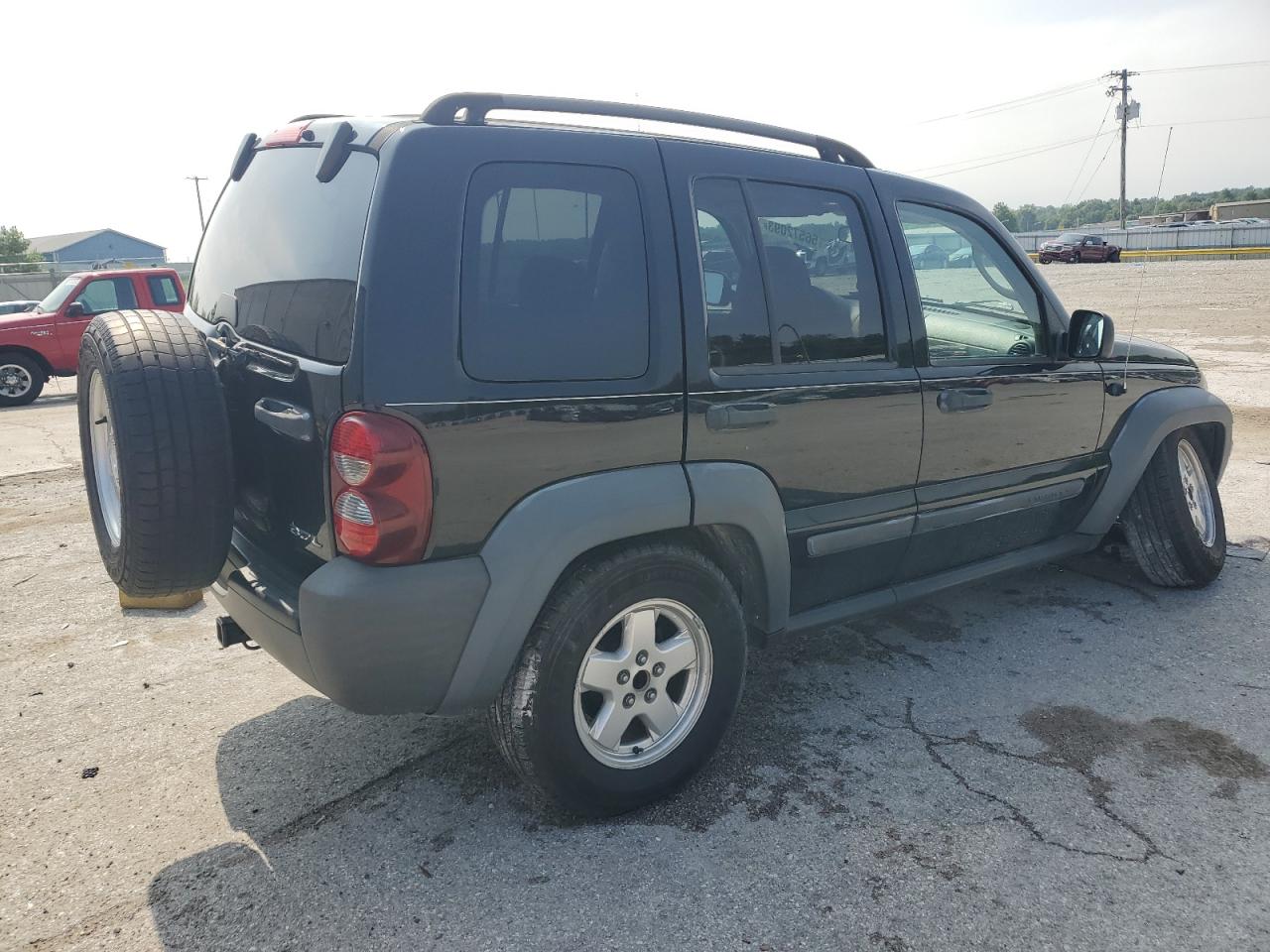 2007 JEEP LIBERTY SPORT BLACK 1J4GL48K37W522996 2007 JEEP LIBERTY SPORT BLACK 1J4GL48K37W522996