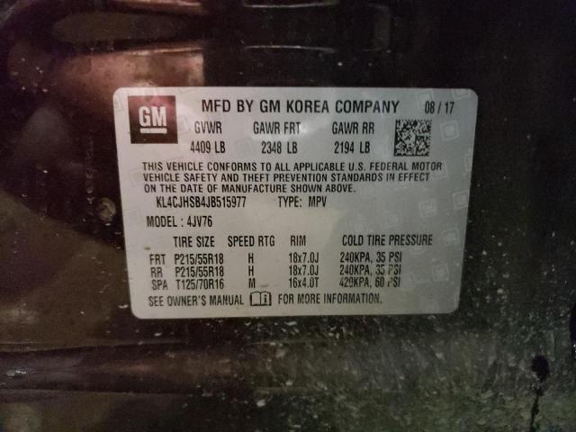 KL4CJHSB4JB515977 Buick Encore Premium
