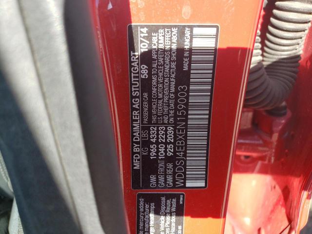 WDDSJ4EBXEN159003 Mercedes-Benz CLA 250