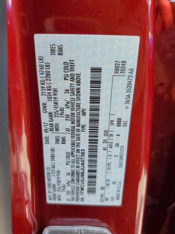 1FMCU0J98JUA07363 Ford Escape Titanium