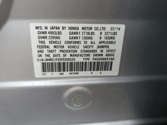 2015 ACURA RLX TECH - JH4KC1F55FC000526
