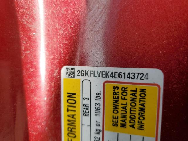 2GKFLVEK4E6143724 GMC Terrain Sle