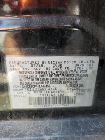 3N1CE2CP4FL447450 Nissan Versa Note S