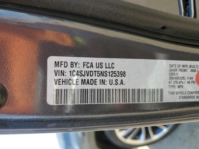 2022 JEEP WAGONEER S 1C4SJVDT5NS125398
