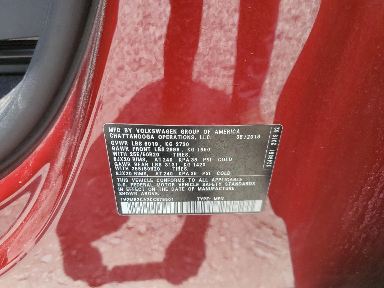 VOLKSWAGEN ATLAS SEL