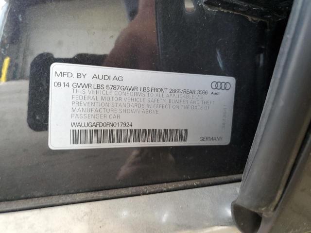 2015 AUDI A8 QUATTRO WAUJGAFD0FN017924