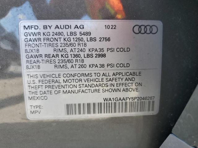 WA1GAAFY5P2046267 2023 AUDI Q5, photo no. 13