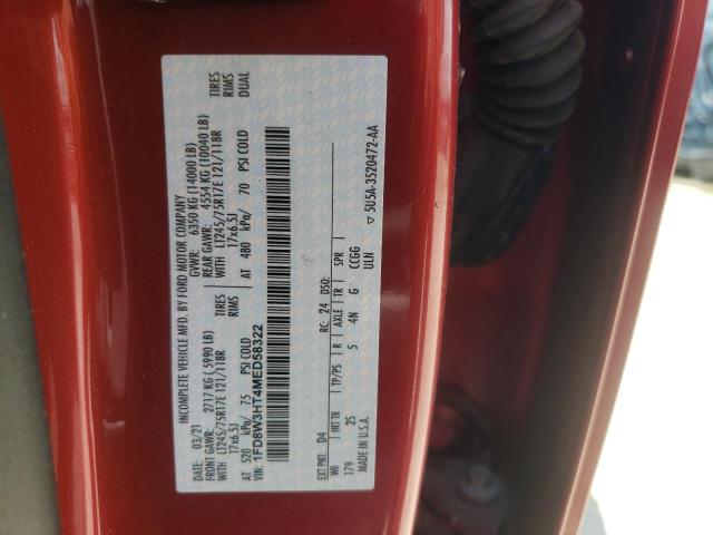 2021 FORD F350 SUPER - 1FD8W3HT4MED58322
