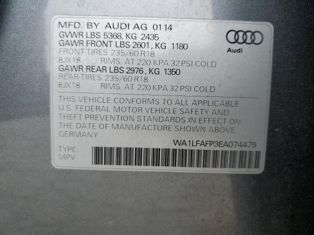 VIN WA1LFAFP3EA074479 2014 Audi Q5, Premium Plus no.12