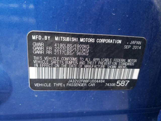 2015 MITSUBISHI LANCER SE JA32V2FW9FU004484