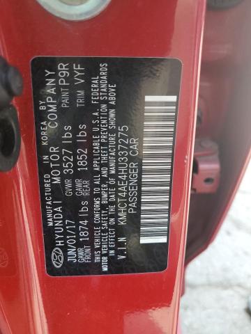 KMHCT4AE4HU337275 Hyundai ACCENT SE