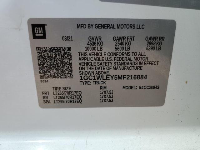 1GC1WLEY5MF216884 Chevrolet All Models SILVERADO 13