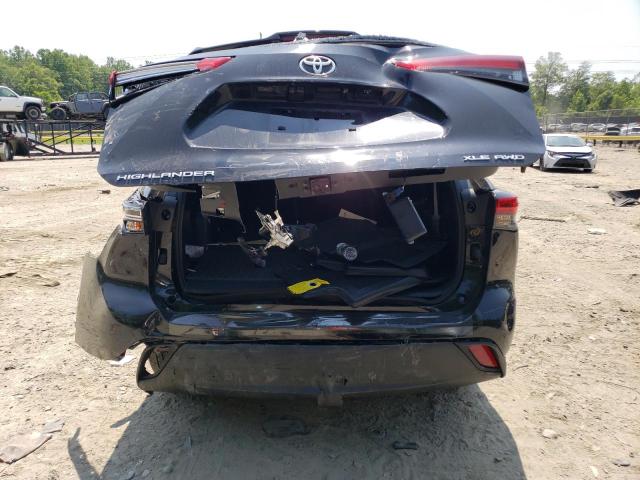 VIN 5TDHZRBH2MS539366 2021 Toyota Highlander, Xle no.6