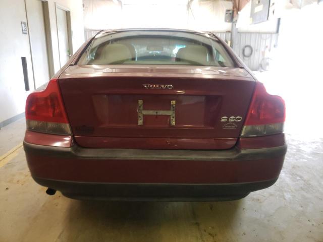 2002 Volvo S60 VIN: YV1RS61R522191191 Lot: 57810043