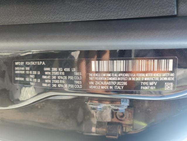 ZACNJBAB7KPJ82286 Jeep Renegade Sport