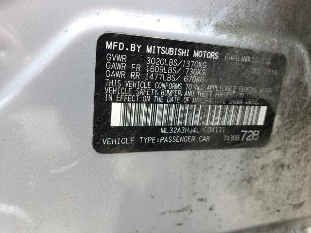 2020 MITSUBISHI MIRAGE ML32A3HJ4LH004131