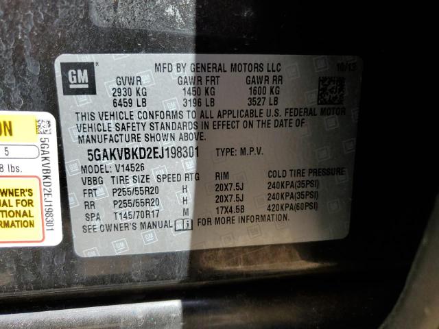5GAKVBKD2EJ198301 Buick Enclave