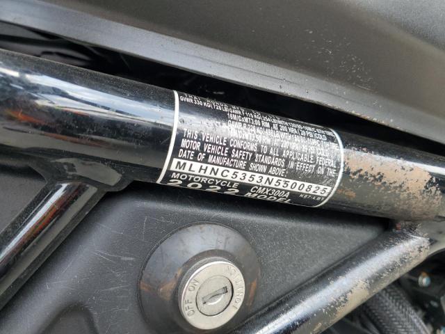 2022 HONDA CMX300 A MLHNC5353N5500825