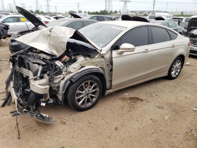 Lot #2435660700 2017 FORD FUSION SE salvage car
